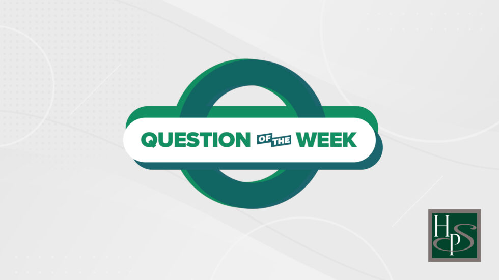 Healthcare Provider Solutions - Question of the Week